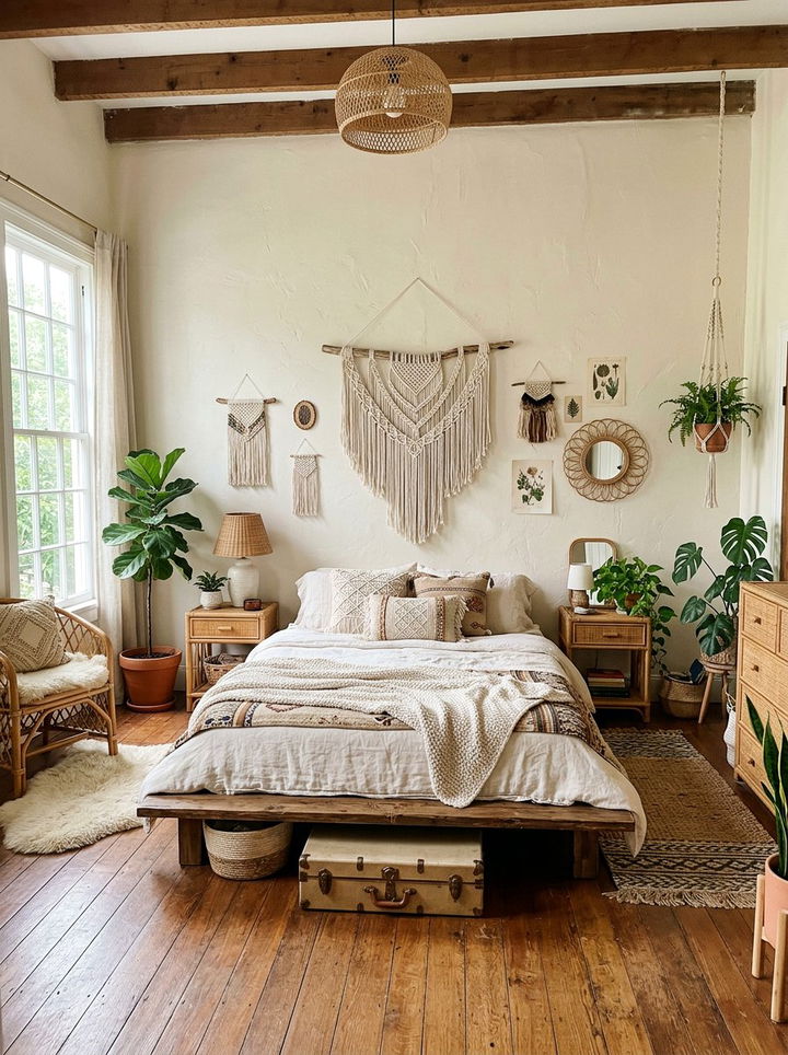 Boho Antique White Bedroom - 30 antique white bedroom ideas