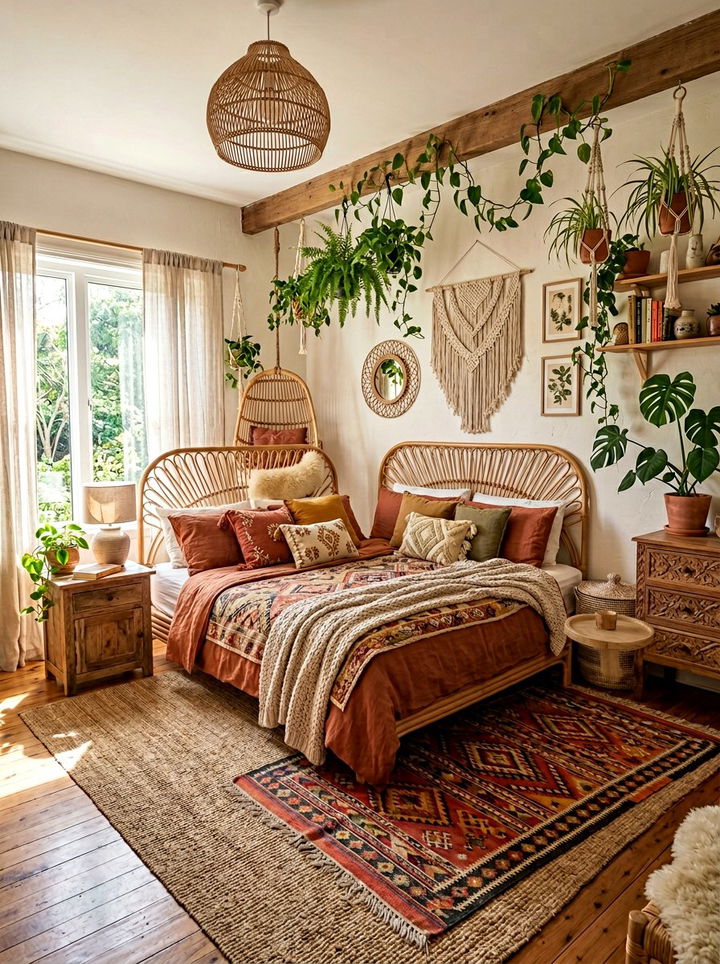 Boho Bedroom - 30 bedroom aesthetic ideas