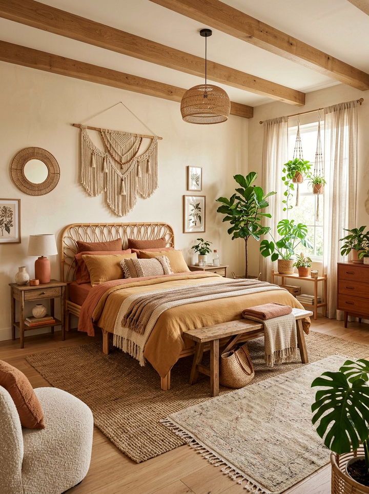 Boho Bedroom - 30 sanctuary bedroom ideas