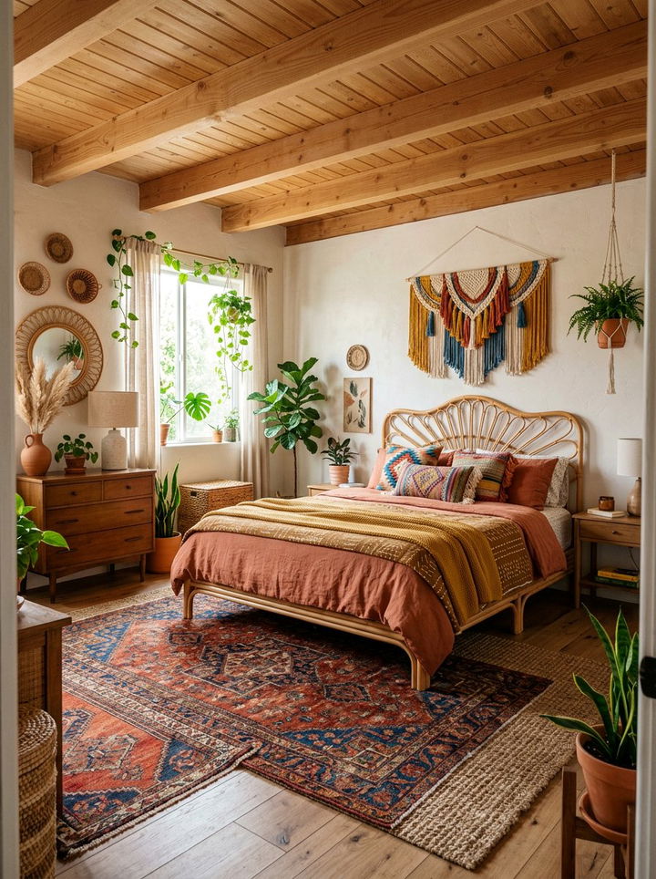 Boho Bedroom - 30 bedroom themes