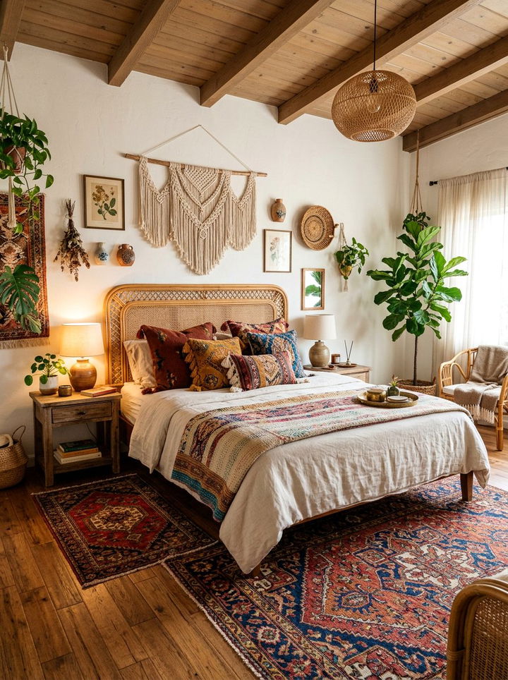 Boho Bedroom - 30 bedroom vision boards