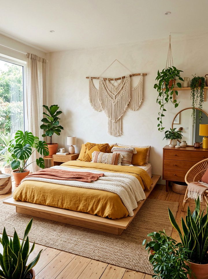 Boho Bedroom - 30 cozy bedroom settings