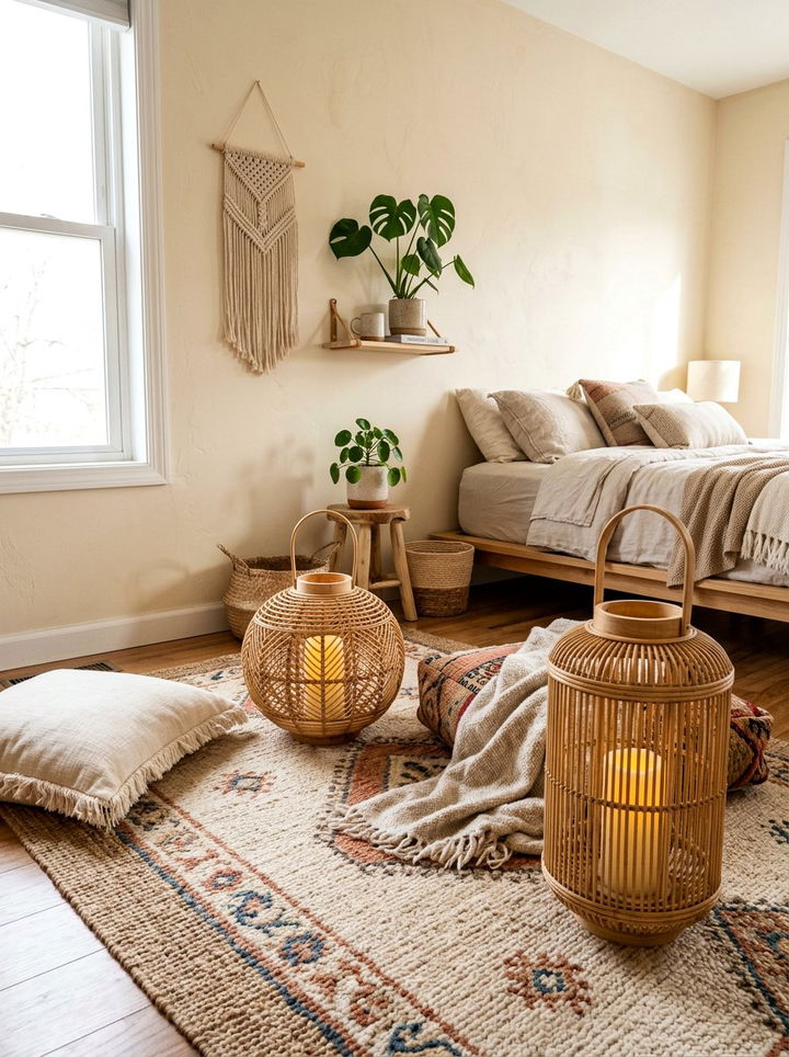 Boho Bedroom Floor Lantern - 30 bedroom candle lanterns