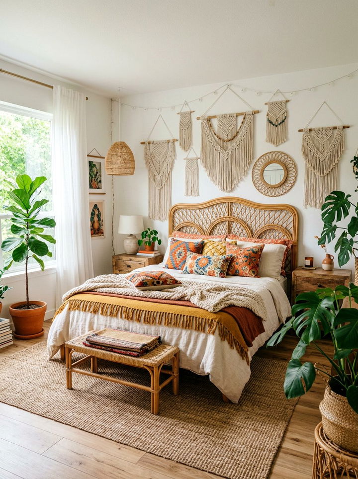 Boho Chic Bedroom - 30 bedroom decor ideas