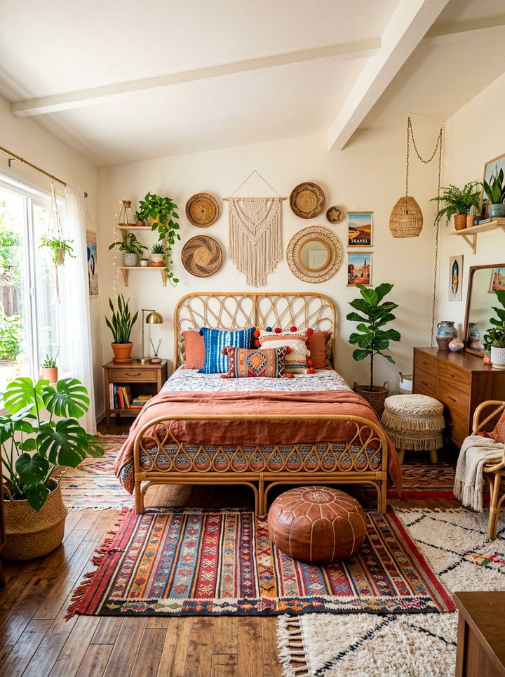 Boho Chic Bedroom - 30 new build bedroom ideas