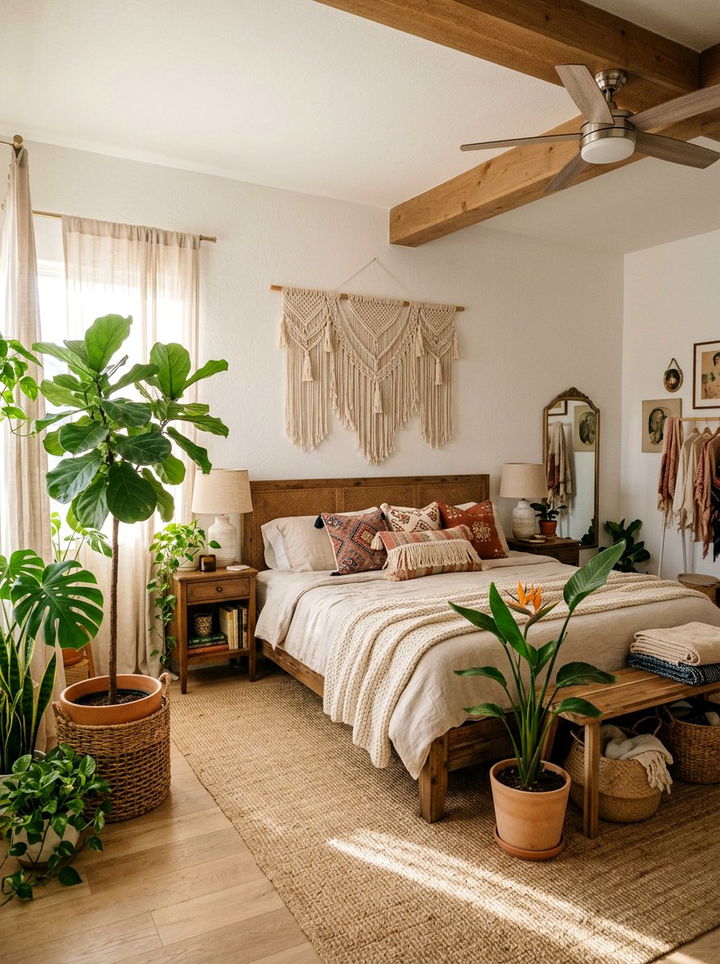 Boho Chic Bedroom - 30 viral bedroom ideas