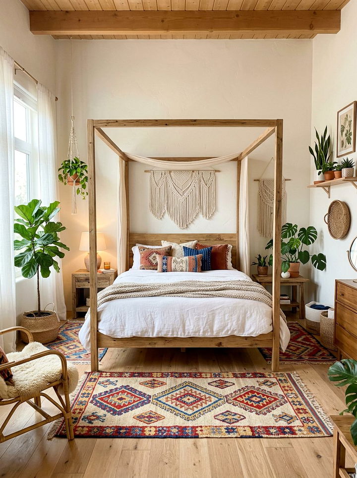 Boho Chic Bedroom - 30 bedroom redesign ideas