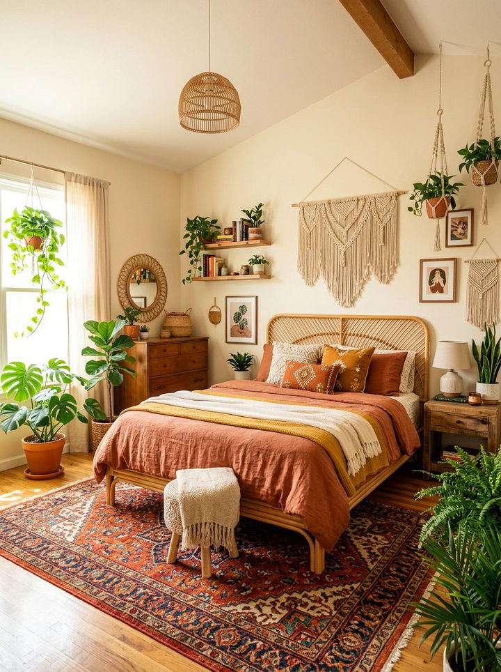 Boho Chic Bedroom - 30 bedroom styling ideas