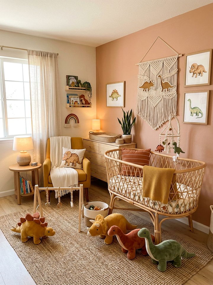Boho Dinosaur Nursery
