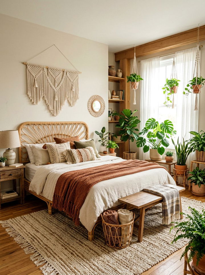 Boho Eggshell Bedroom - 30 eggshell bedroom ideas