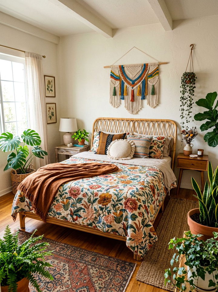 Boho Floral Coverlet - 30 bedroom coverlets