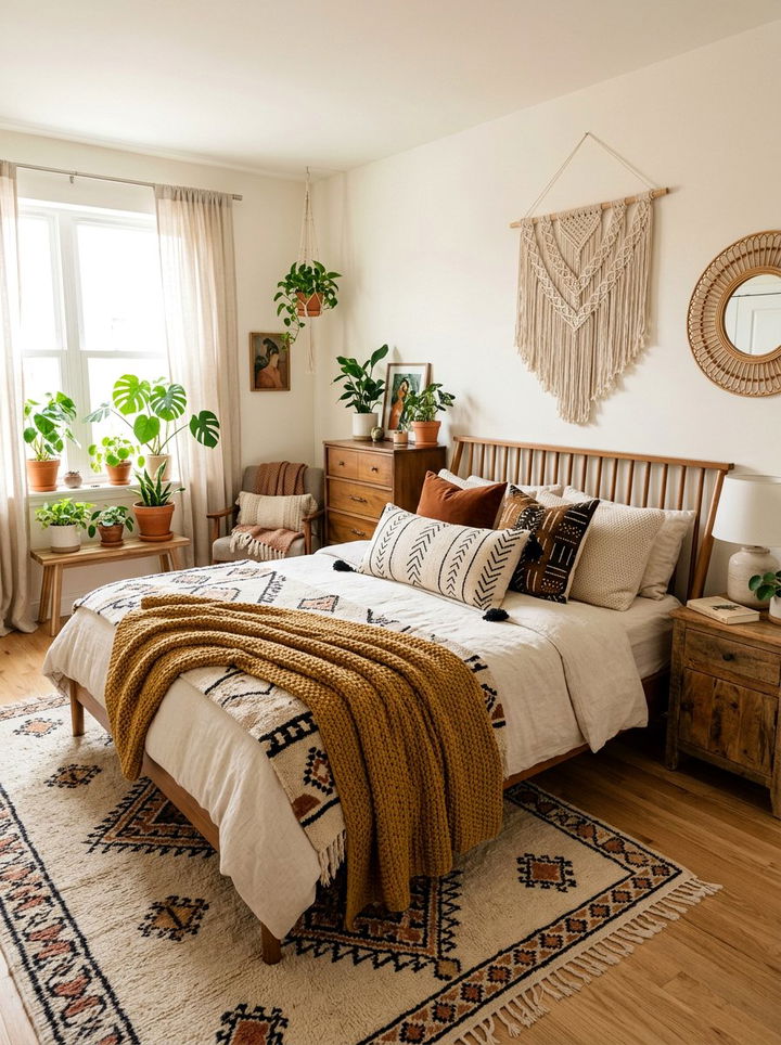 Boho Lumbar Pillow - 30 bedroom pillows