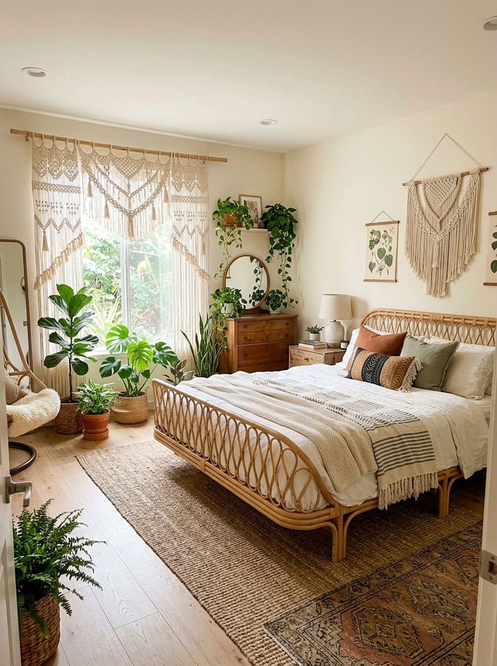 Boho Macrame Curtains - 30 bedroom drapes