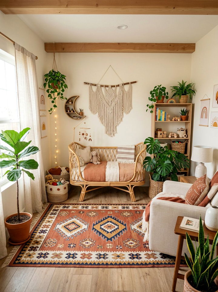 Boho Nursery - 30 infant bedroom ideas