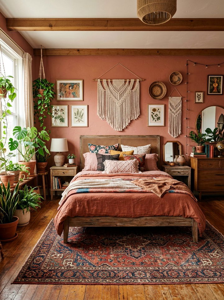 Boho Rose Bedroom - 30 rose bedroom ideas