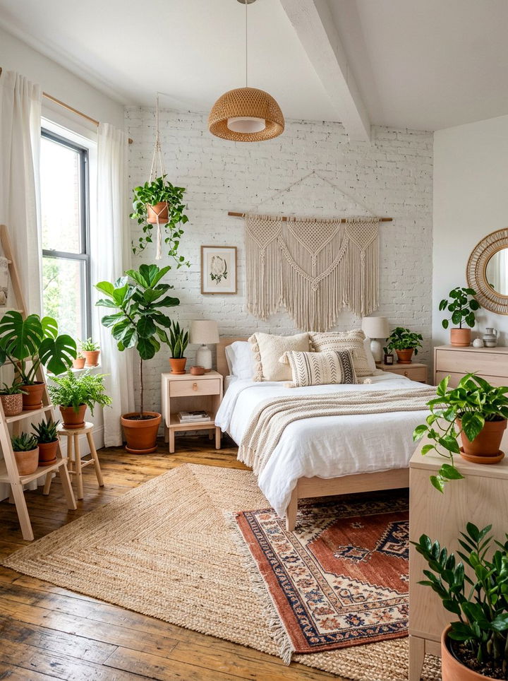 Boho White Bedroom - 30 cool white bedroom ideas
