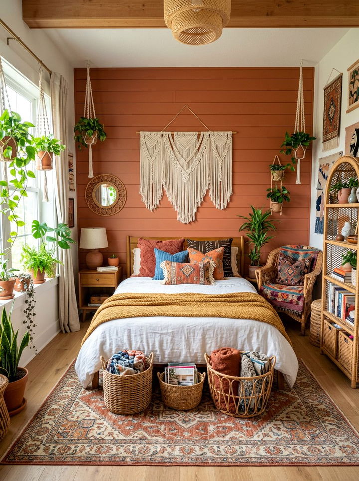 Boho bedroom shiplap - 30 bedroom shiplap walls