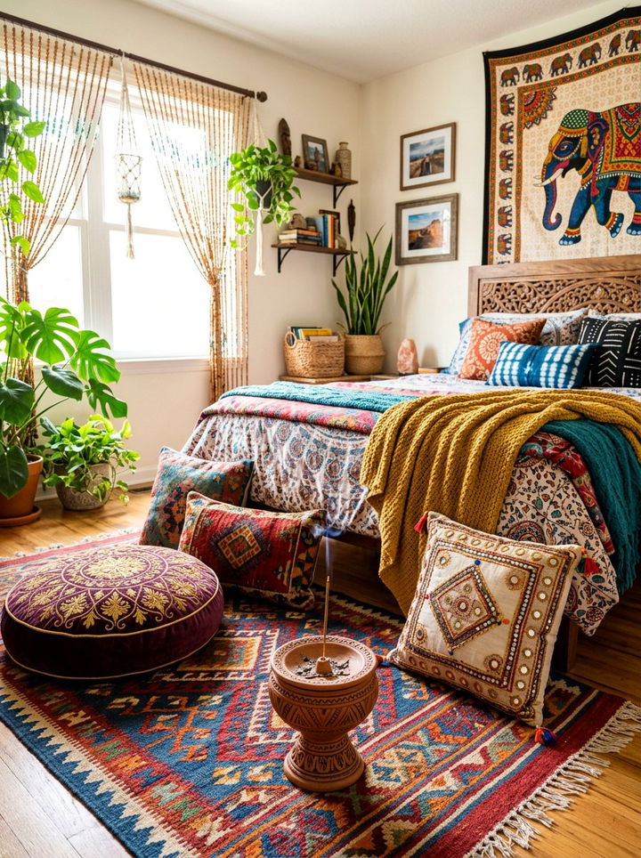 Boho clay incense burner - 30 bedroom incense holders