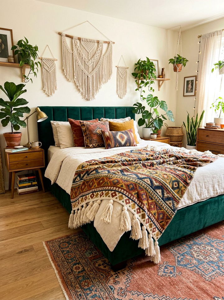 Boho tassel cotton throw - 30 bedroom cotton blankets