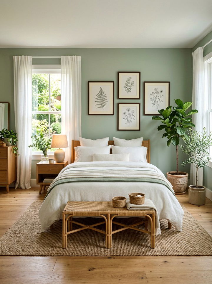 Bone White And Sage Green Bedroom - 30 bone white bedroom ideas