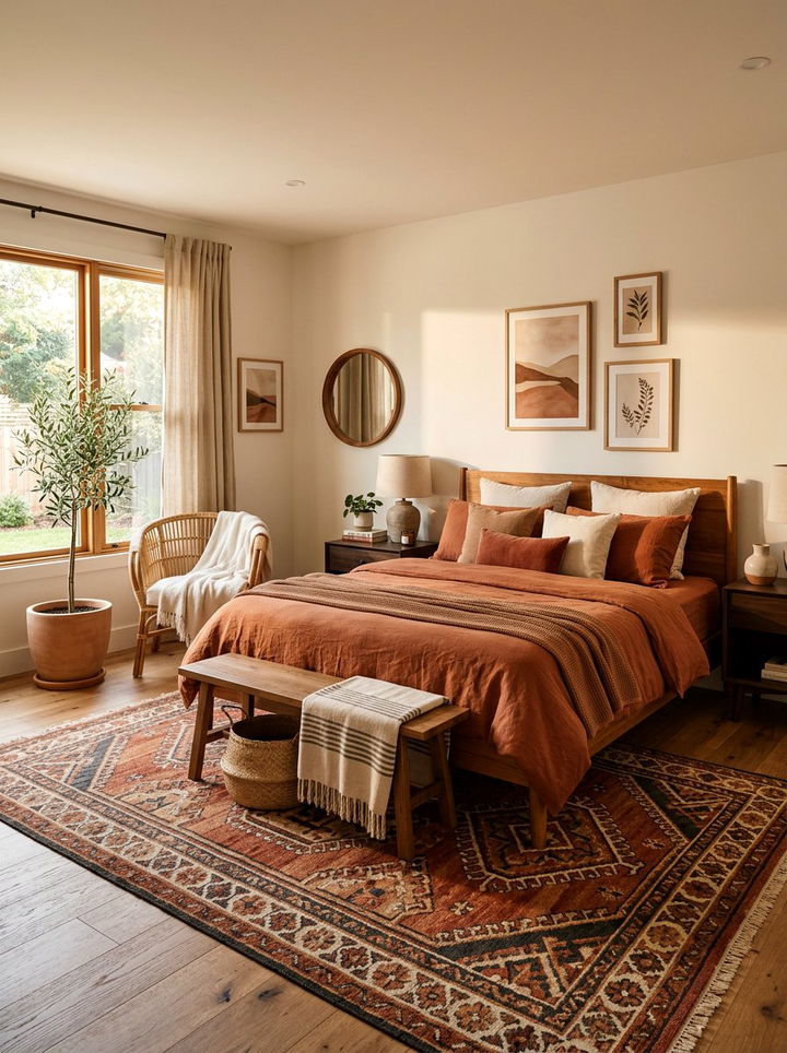 Bone White And Terracotta Bedroom - 30 bone white bedroom ideas