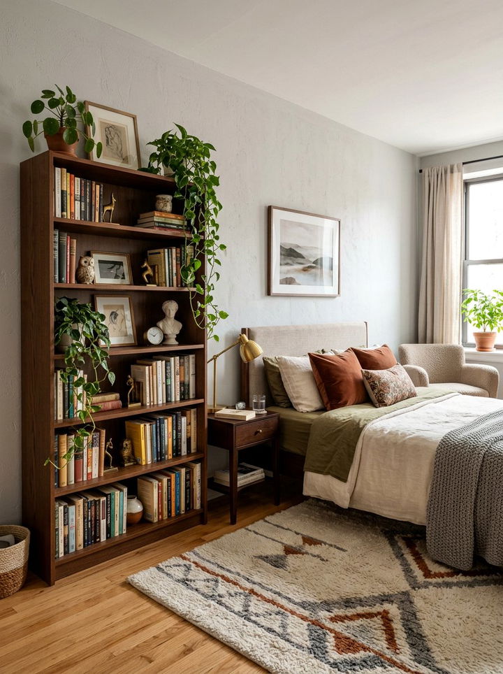 Bookshelf Styling - 30 bedroom refresh ideas