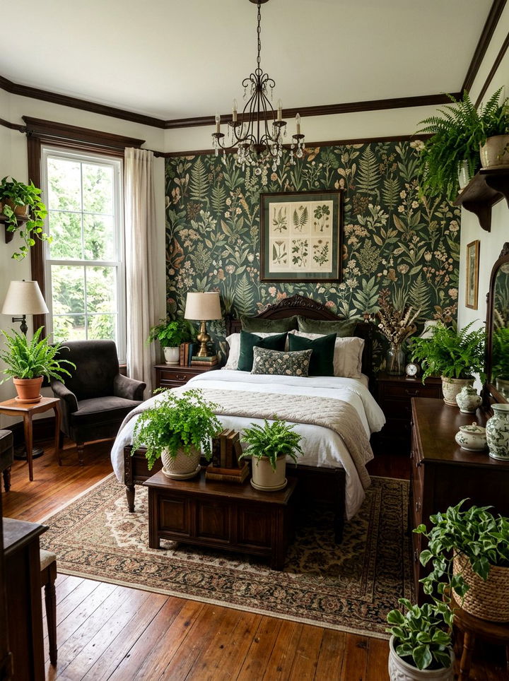 Botanical Bedroom - 30 earthy bedroom ideas