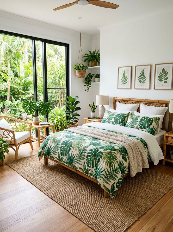 Botanical Leaf Duvet - 30 bedroom duvets