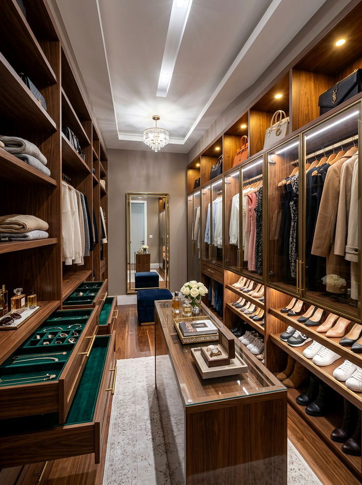 Boutique Style Walk In Closet - 30 bedroom walk-in closets