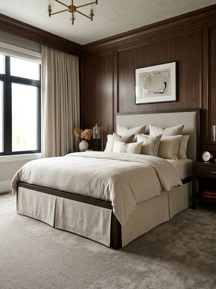 Box Pleat Bed Skirt - 30 bedroom bed skirts