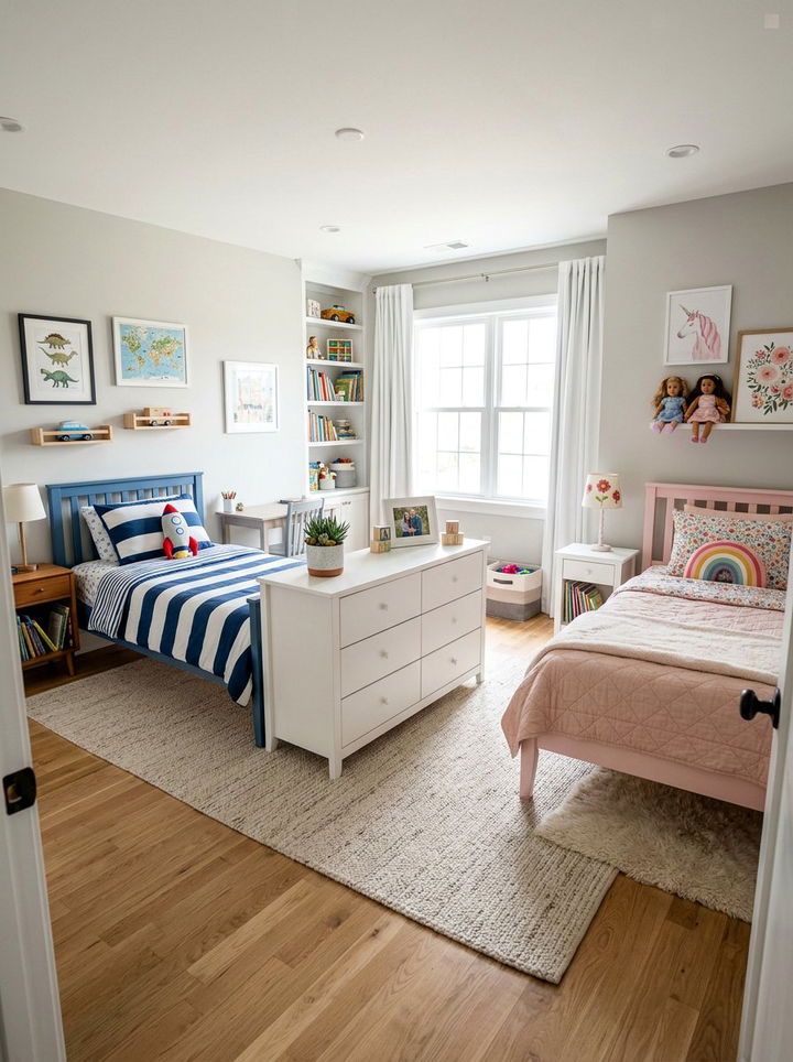 Boy And Girl Shared Room - 30 multi-kid bedroom ideas