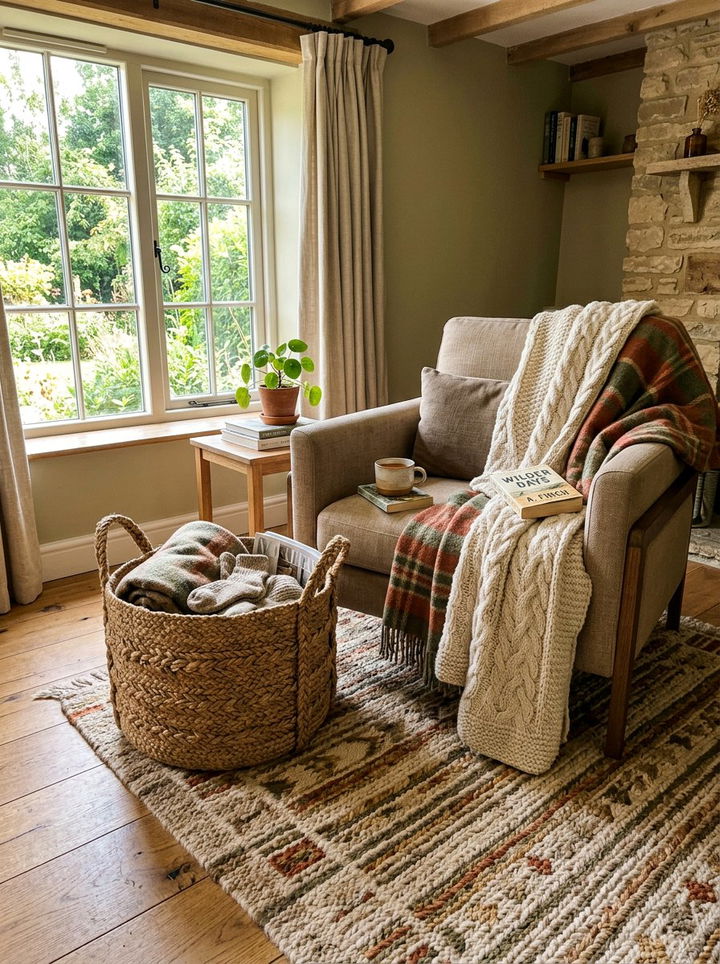 Braided Jute Basket - 30 bedroom storage baskets