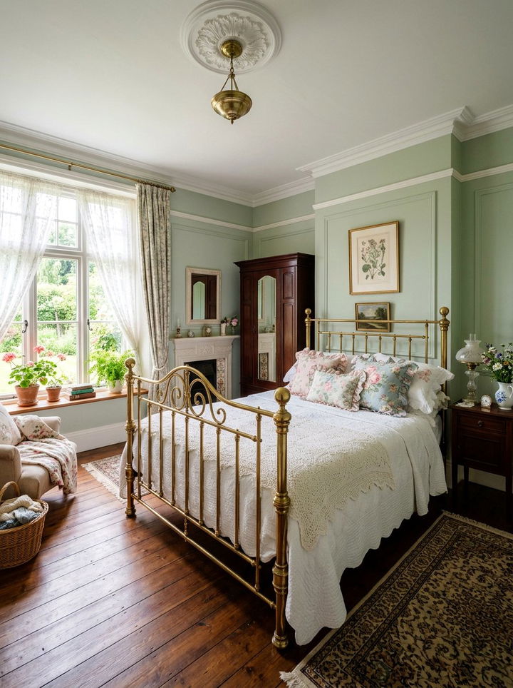 Brass Bed Frame - 30 Edwardian bedroom ideas