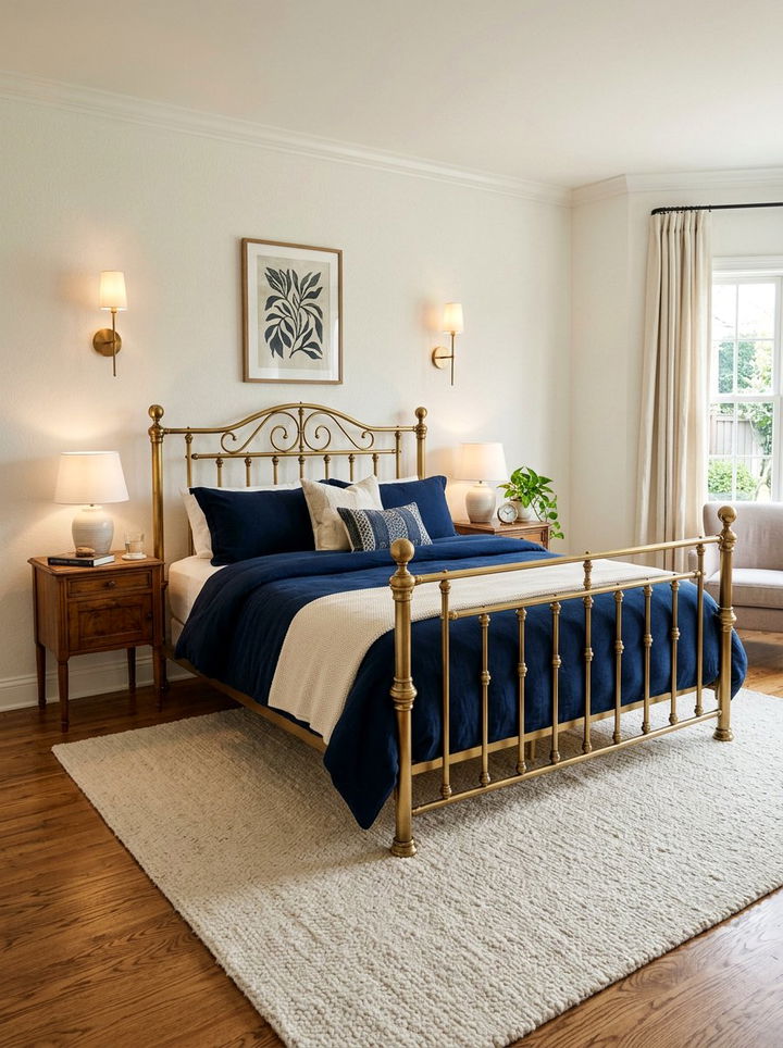 Brass Bed - 30 secondhand bedroom ideas