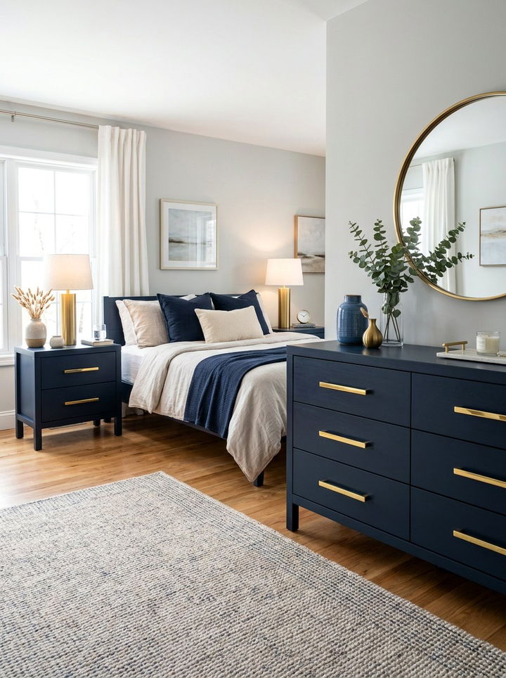 Brass Hardware - 30 bedroom refresh ideas