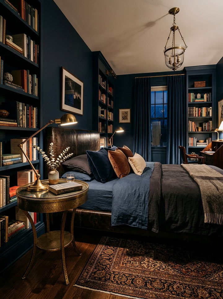 Brass Round Nightstand - 30 bedroom round nightstands