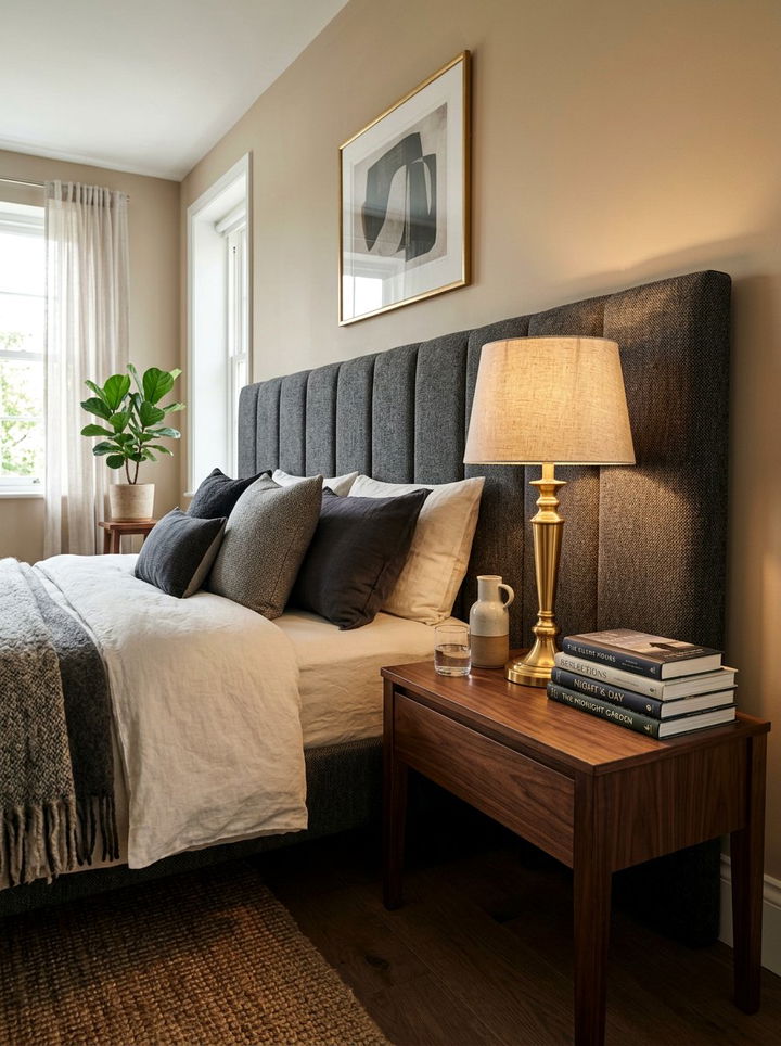 Brass Table Lamp - 30 one day bedroom ideas