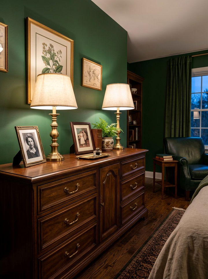 Brass Table Lamp - 30 bedroom lighting design