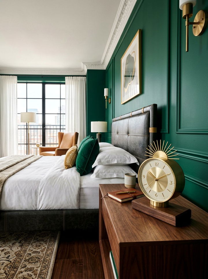 Brass accent sunrise clock - 30 bedroom sunrise alarm clocks