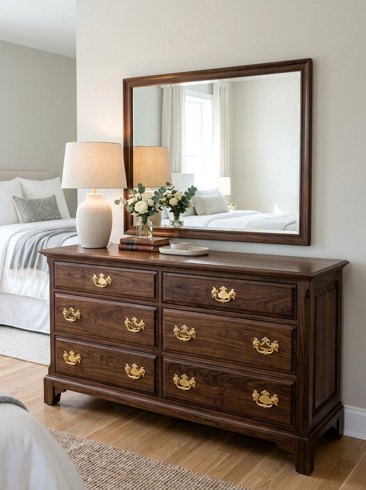 Brass bedroom hardware - 30 bedroom update ideas