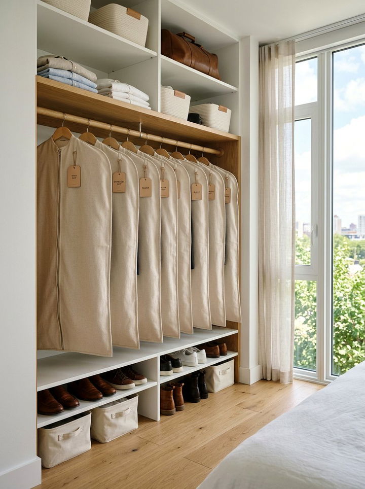 Breathable Cotton Suit Bag - 30 bedroom suit bags