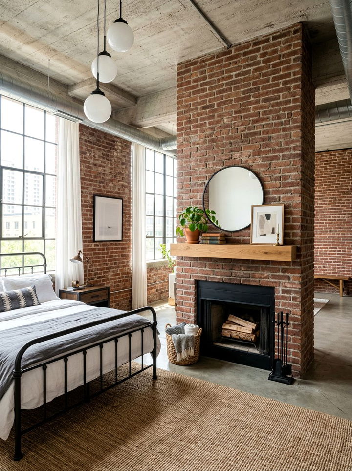 Brick Bedroom Mantel - 30 bedroom fireplace mantels