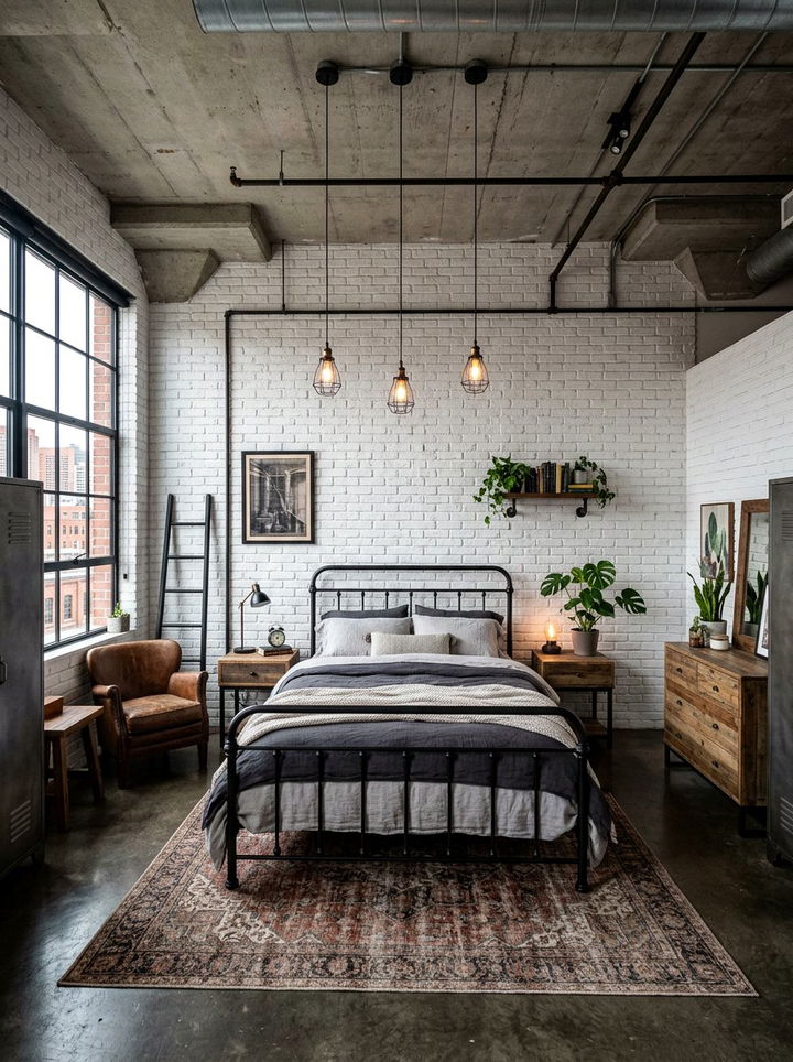 Brick wallpaper - 30 bedroom textured wallpapers