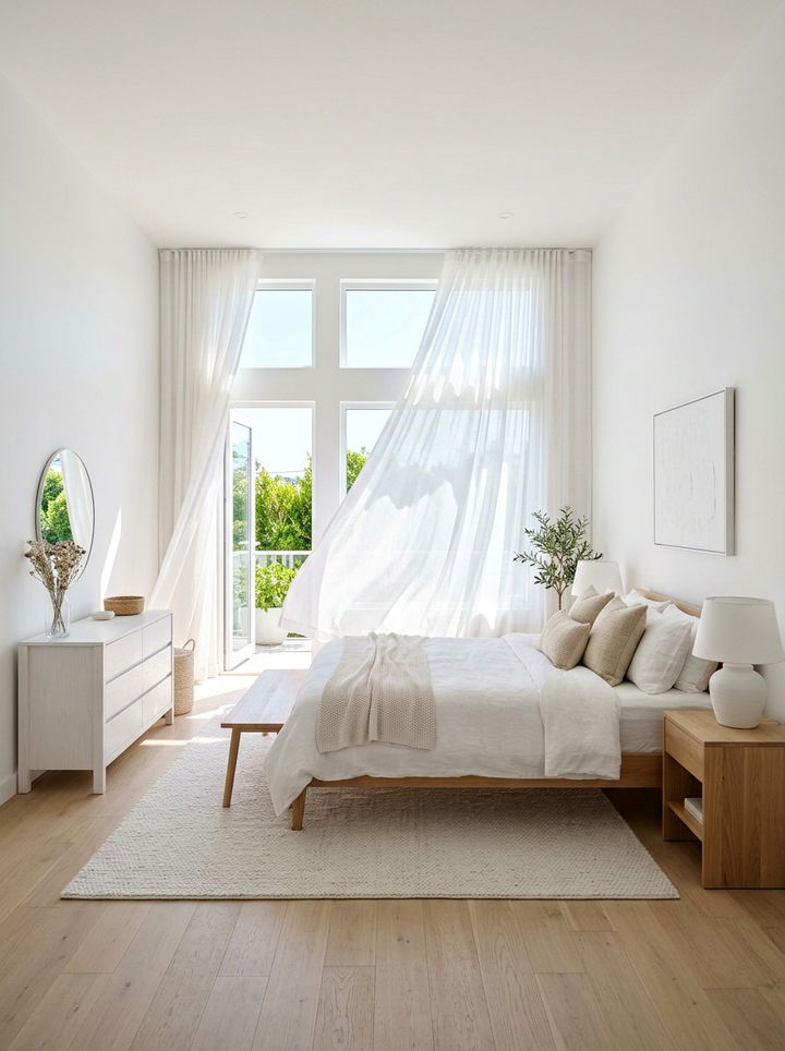 Bright Airy Bedroom - 30 quick bedroom ideas