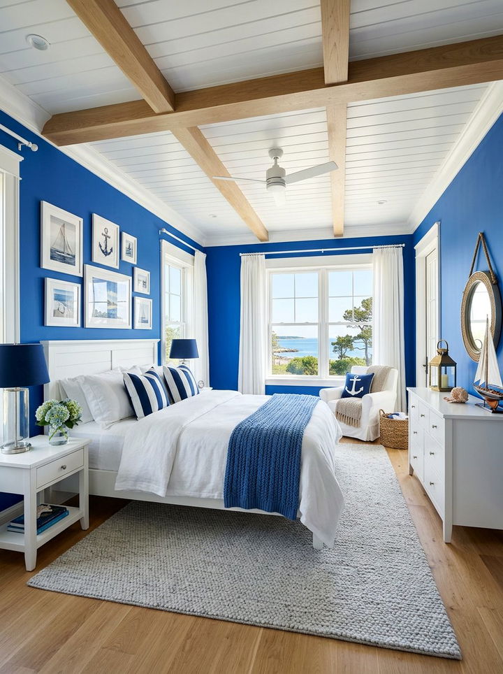 Bright Blue Bedroom - 30 energizing bedroom color ideas