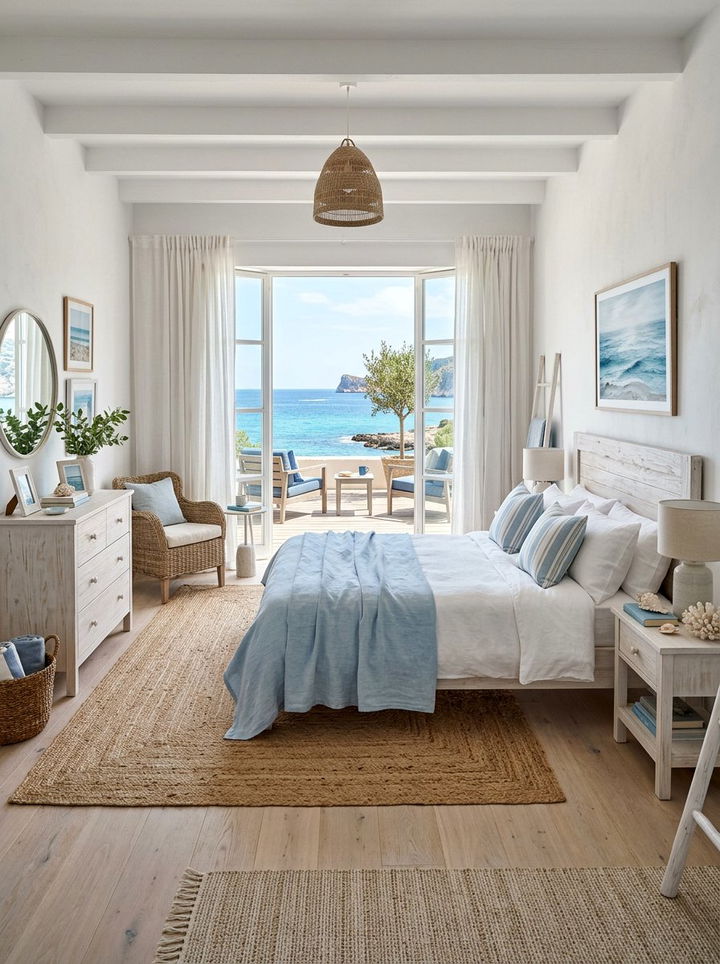 Bright Coastal Bedroom - 30 high-end bedroom ideas