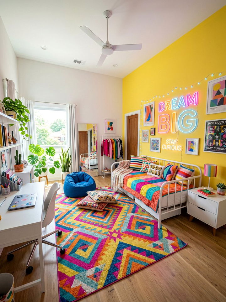 Bright Colorful Tween Bedroom - 30 tween bedroom ideas