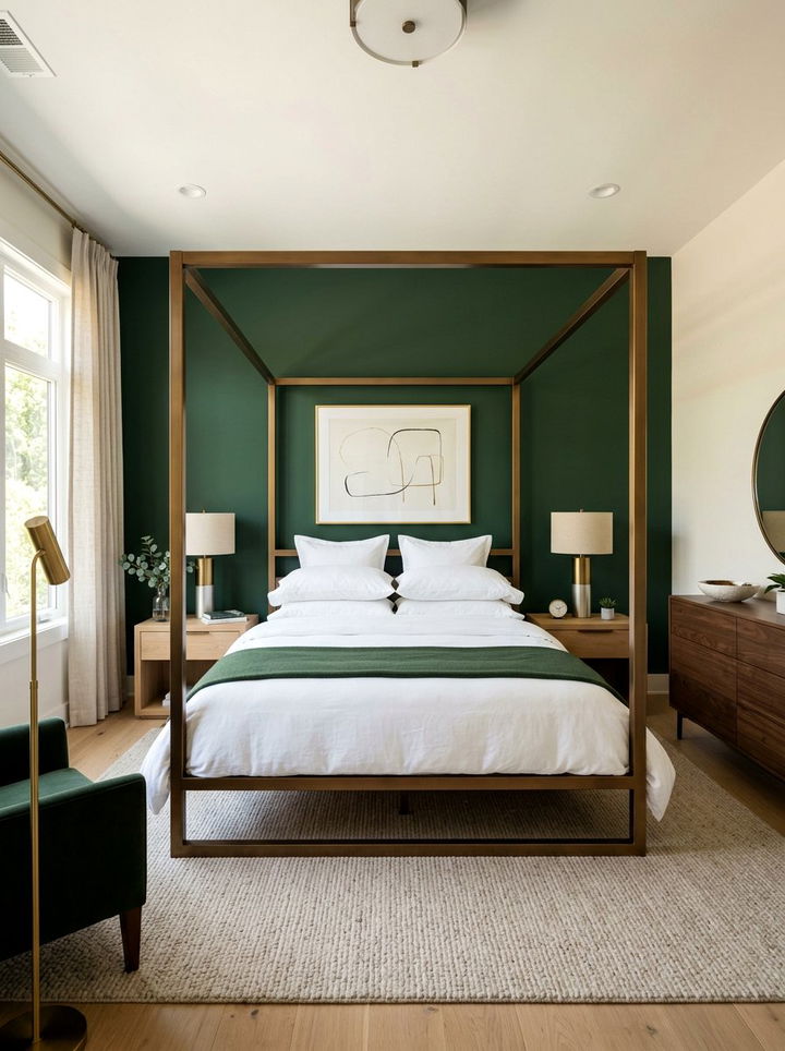 Bronze Bed Frame - 30 bronze accent bedroom ideas