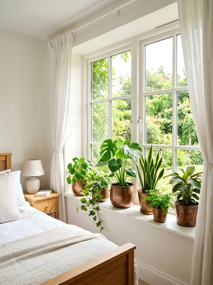Bronze Flower Pots - 30 bronze accent bedroom ideas