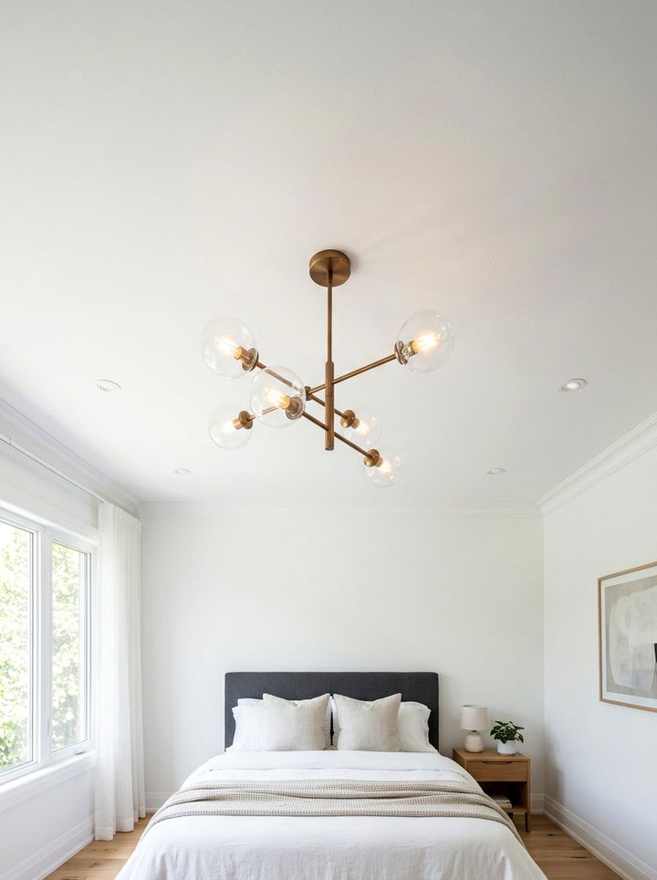 Bronze Light Fixture - 30 bronze accent bedroom ideas